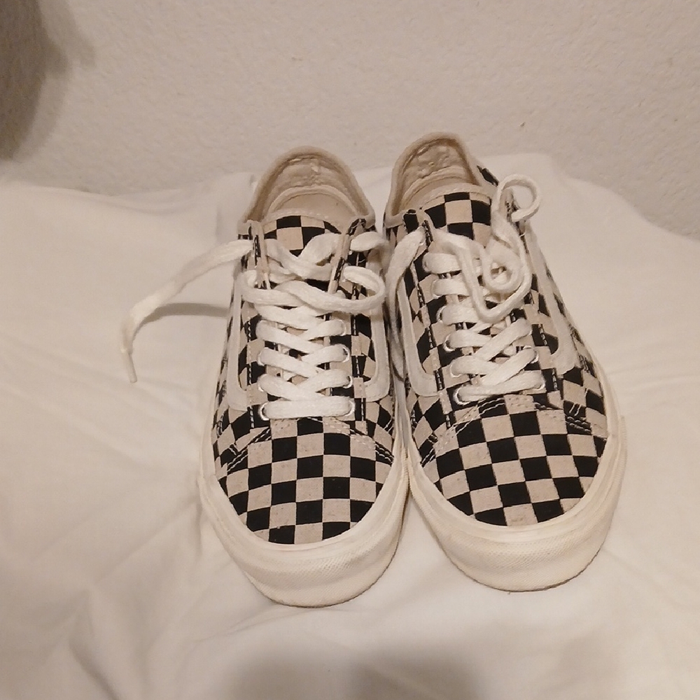 Vans Off The Wall Checkered Black and White Sneakers